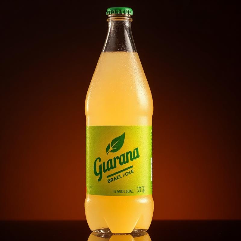 Garrafa de 1 litro de guaraná gelado